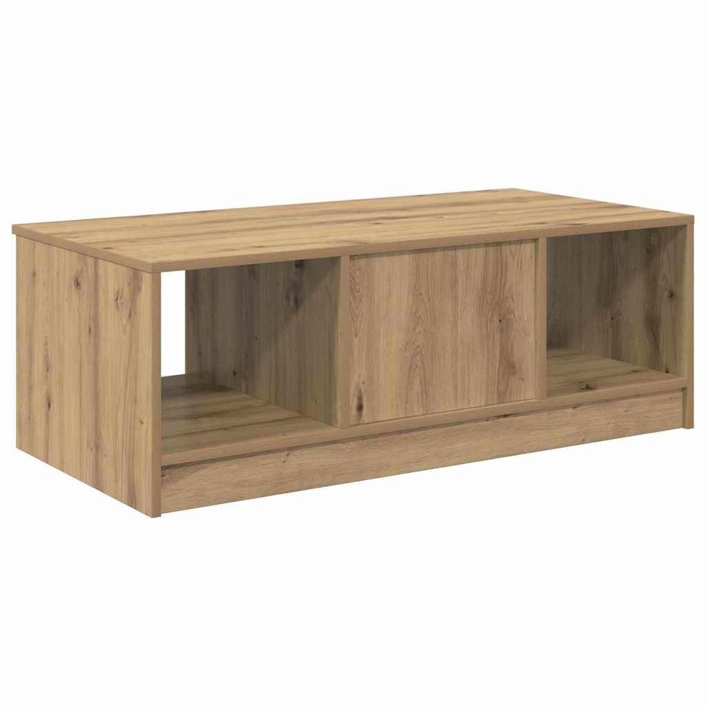 vidaXL Τραπεζάκι σαλονιού με συρτάρι Artisan Oak 102 x 50 x 36cm