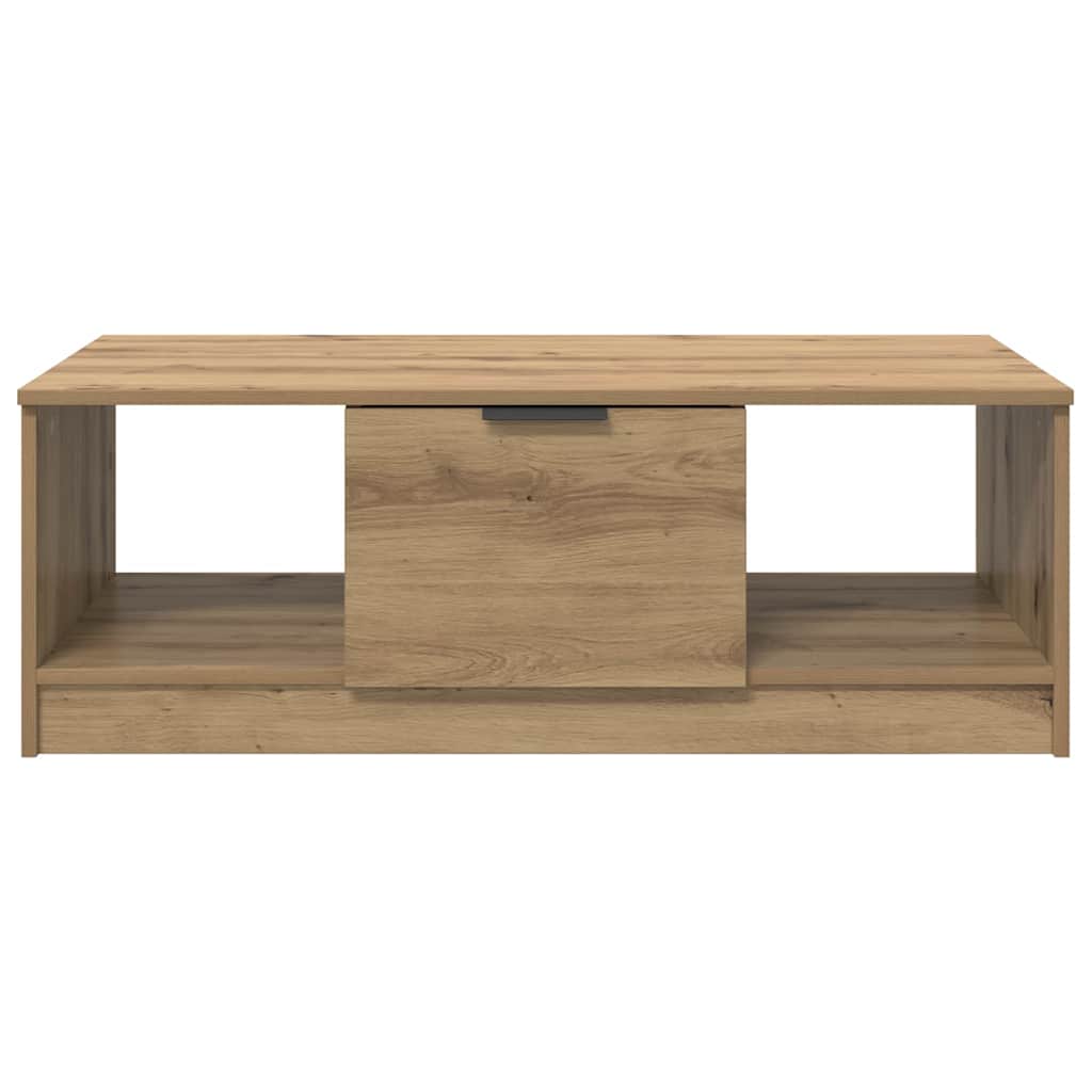 vidaXL Τραπεζάκι σαλονιού με συρτάρι Artisan Oak 102 x 50 x 36cm