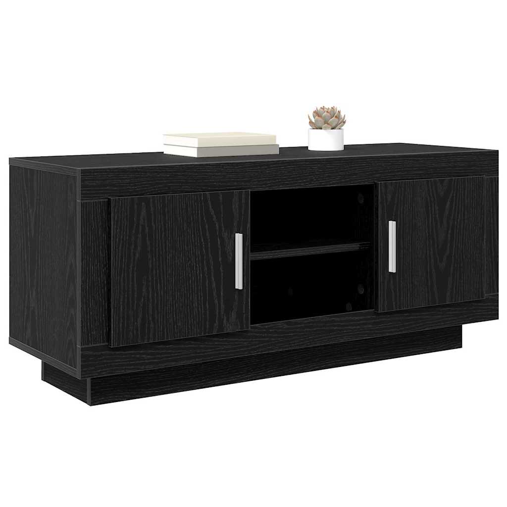 vidaXL Ντουλάπι TV Μαύρη Οξυά 102 x 35 x 45 εκ. Επεξεργασμένο ξύλο