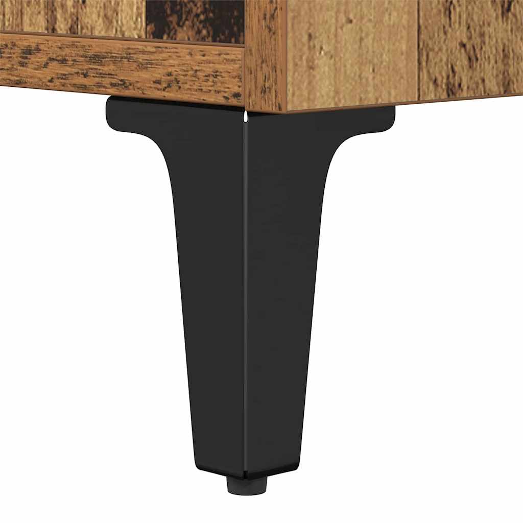 vidaXL Κομοδίνο Παλιό ξύλο 40 x 35 x 47,5 εκ Επεξεργασμένο ξύλο