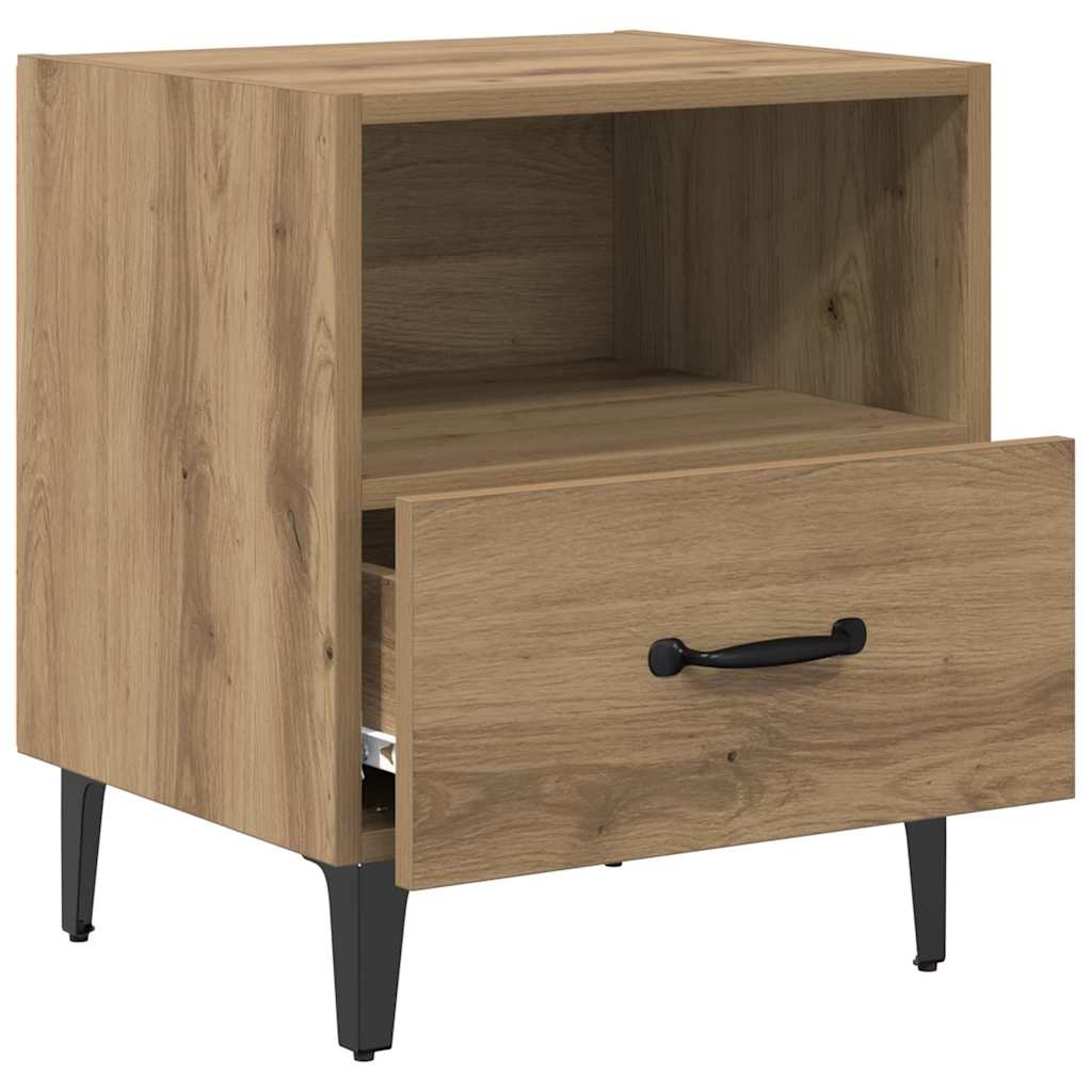 vidaXL Κομοδίνο Artisan Oak 40 x 35 x 47,5 εκ Επεξεργασμένο ξύλο