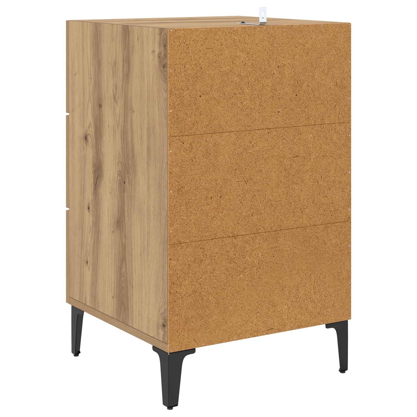 vidaXL Κομοδίνο Artisan Oak 40 x 40.5 x 66 εκ Επεξεργασμένο Ξύλο