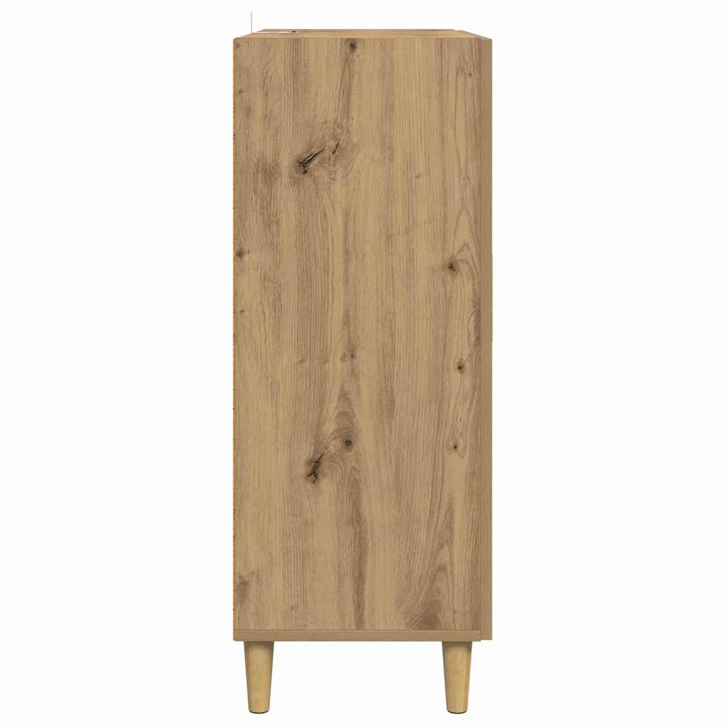 vidaXL Πλαϊνό γραφείο Artisan Oak 70 x 34 x 90 εκ. Επεξεργασμένο ξύλο