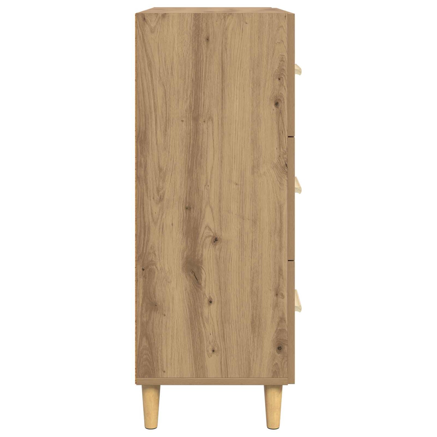 vidaXL Πλαϊνό γραφείο Artisan Oak 69,5 x 34 x 90 εκ.