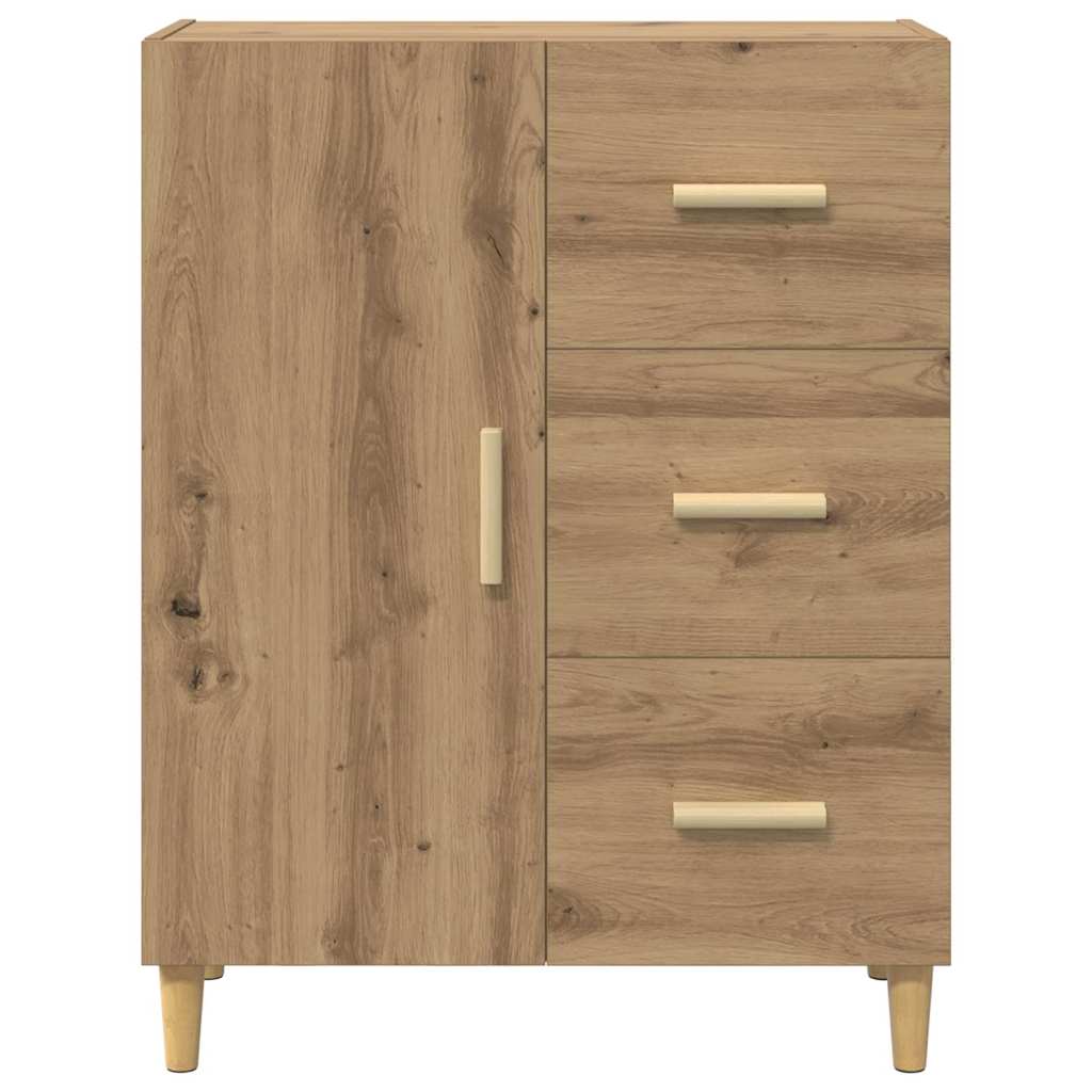 vidaXL Πλαϊνό γραφείο Artisan Oak 34 x 69.5 x 90 εκ Επεξεργασμένο ξύλο
