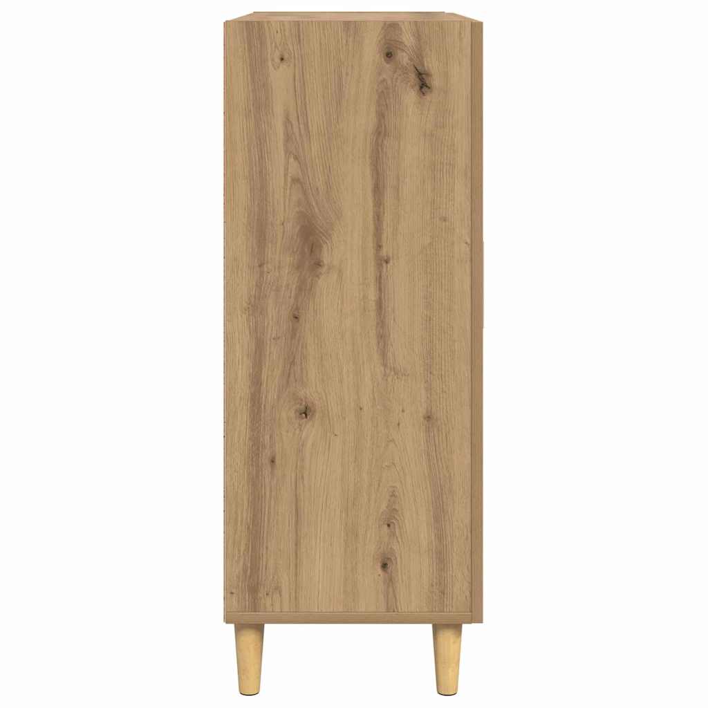 vidaXL Πλαϊνό γραφείο Artisan Oak 34 x 69.5 x 90 εκ Επεξεργασμένο ξύλο