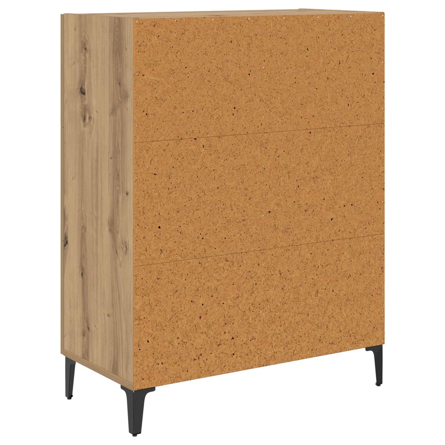 vidaXL Πλαϊνό γραφείο με συρτάρι Artisan Oak 69,5 x 34 x 90 εκ.