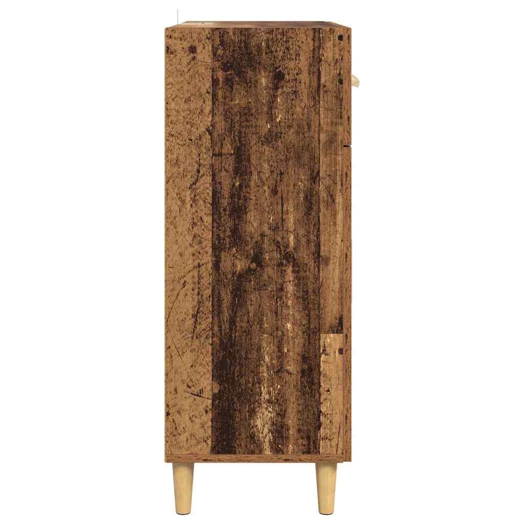 vidaXL Πλαϊνό γραφείο Παλαιό ξύλο 34 x 69.5 x 89 εκ Επεξεργασμένο ξύλο