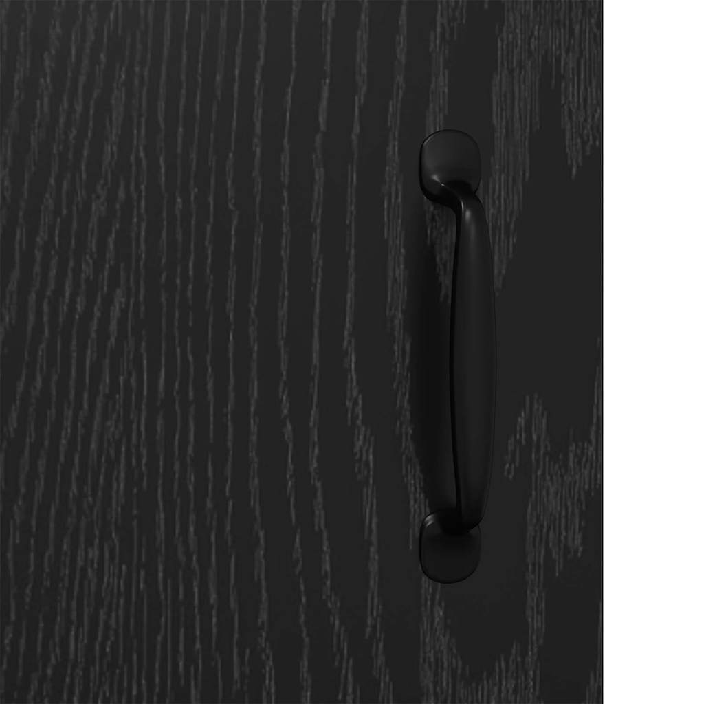 vidaXL Πλαϊνό γραφείο Μαύρη δρυς 34 x 90 x 80 εκ Επεξεργασμένο ξύλο