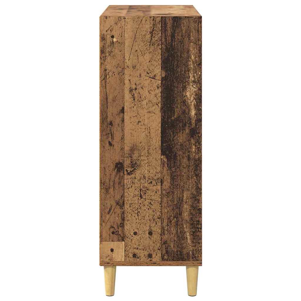 vidaXL Πλαϊνό γραφείο Παλιό ξύλο 69,5 x 32,5 x 90 εκ