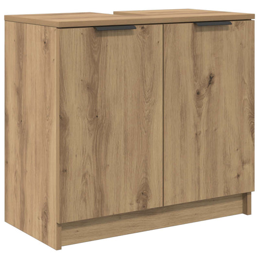 vidaXL Ντουλάπι Μπάνιου με αποθήκευση Artisan Oak 64,5 x 33,5 x 59 εκ.