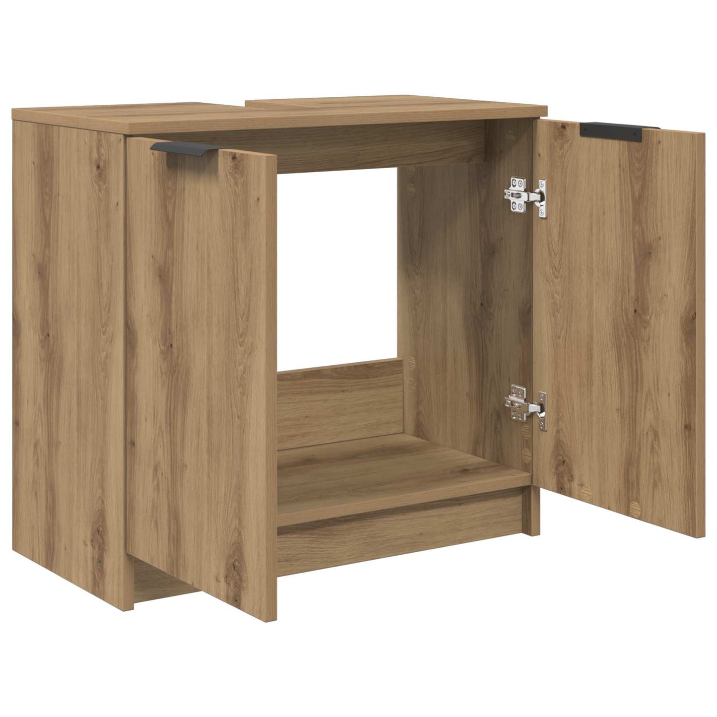 vidaXL Ντουλάπι Μπάνιου με αποθήκευση Artisan Oak 64,5 x 33,5 x 59 εκ.