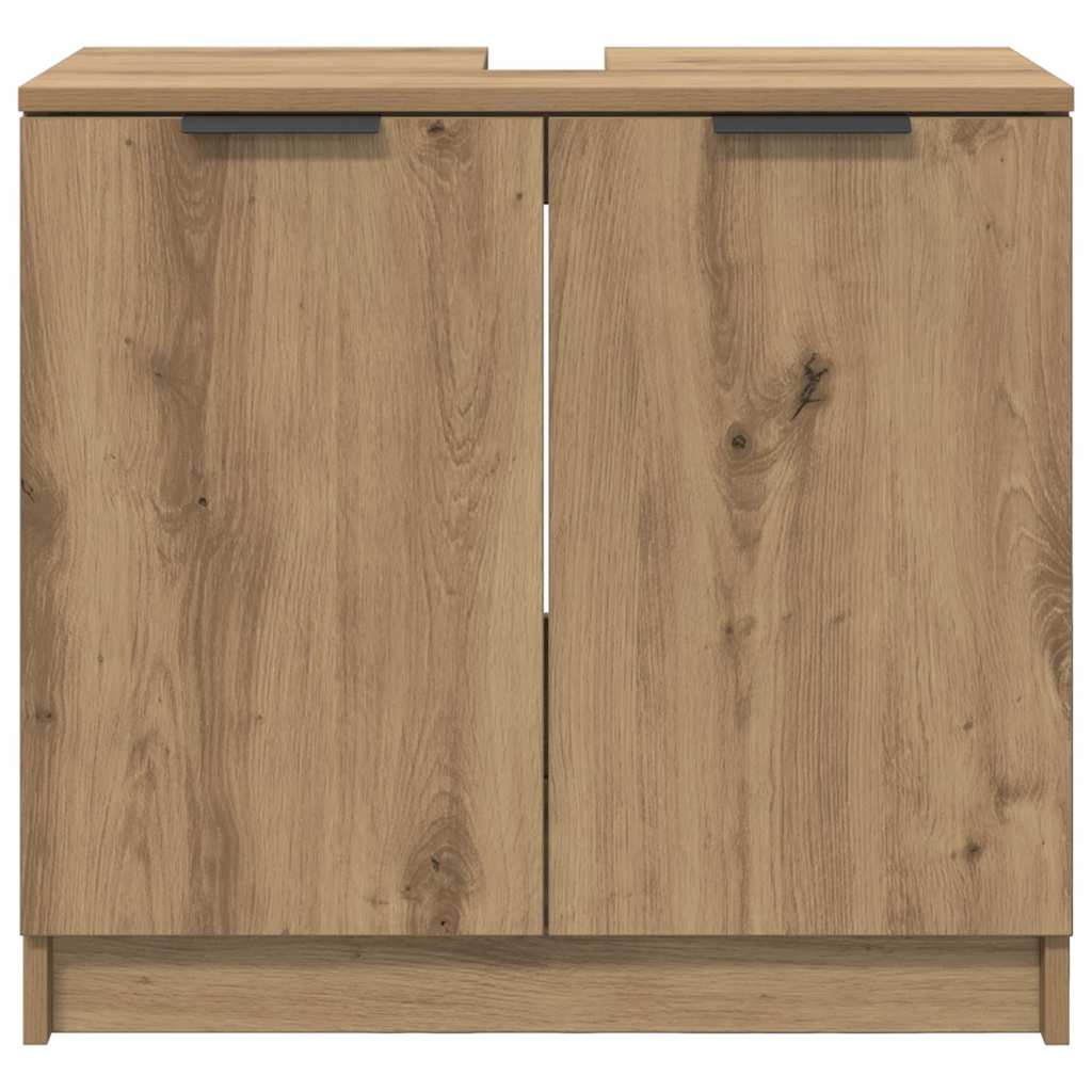 vidaXL Ντουλάπι Μπάνιου με αποθήκευση Artisan Oak 64,5 x 33,5 x 59 εκ.