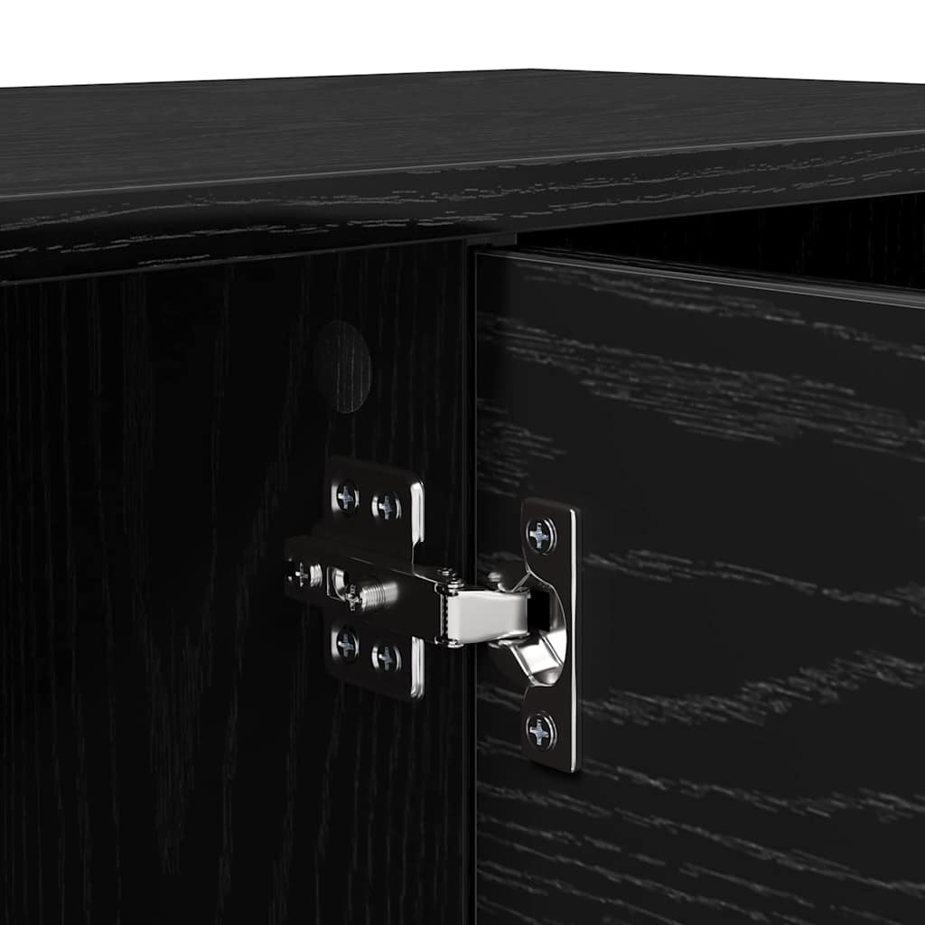 vidaXL Ντουλάπι TV Μαύρη Οξυά 102 x 35 x 36,5 εκ Επεξεργασμένο ξύλο