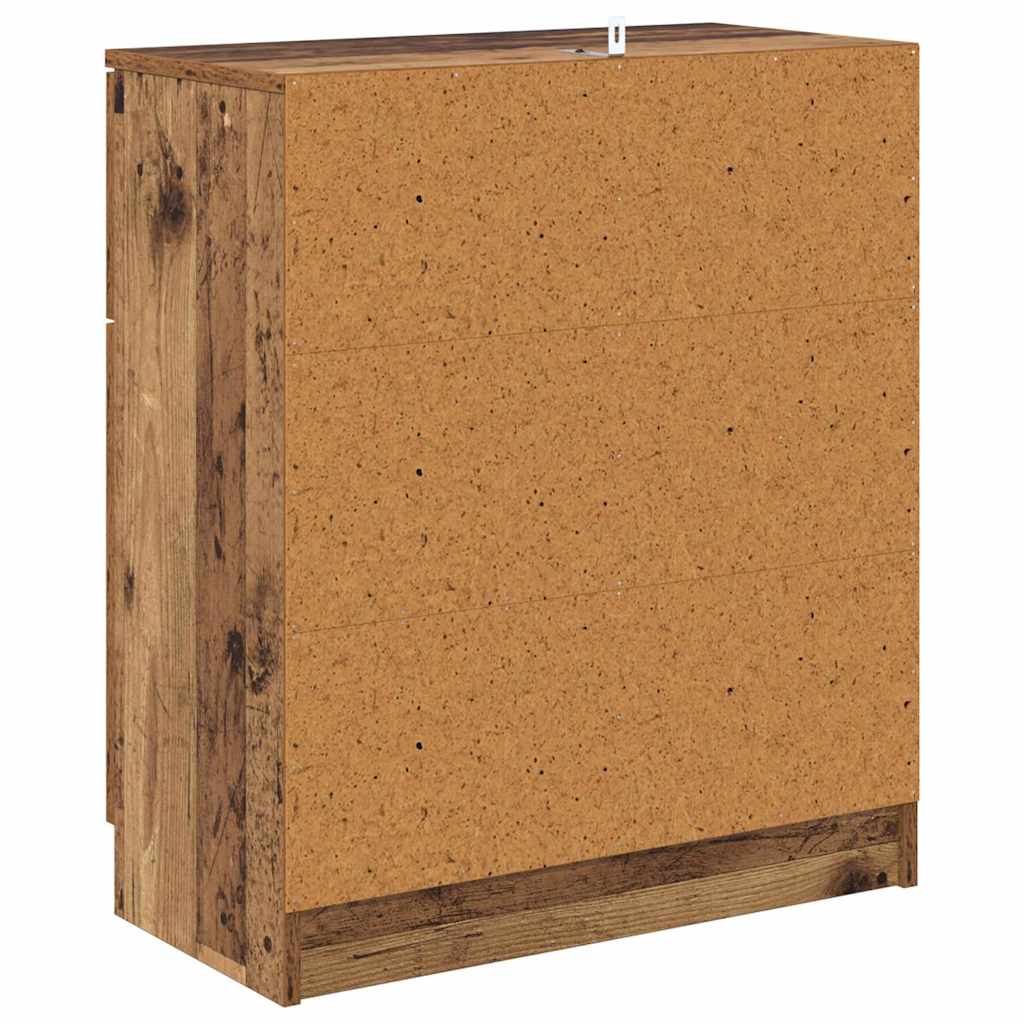 vidaXL Πλαϊνό γραφείο Παλιό ξύλο 60 x 30 x 70 εκ. Επεξεργασμένο ξύλο