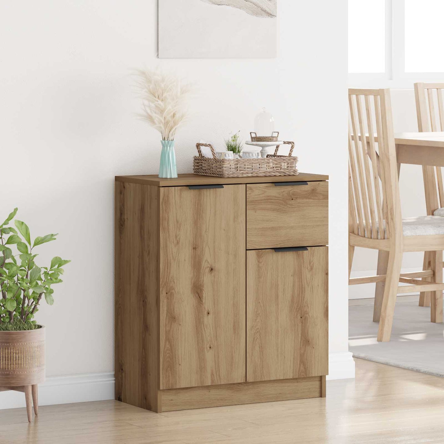 vidaXL Πλαϊνό γραφείο Artisan Oak 60 x 30 x 70 εκ. Επεξεργασμένο Ξύλο