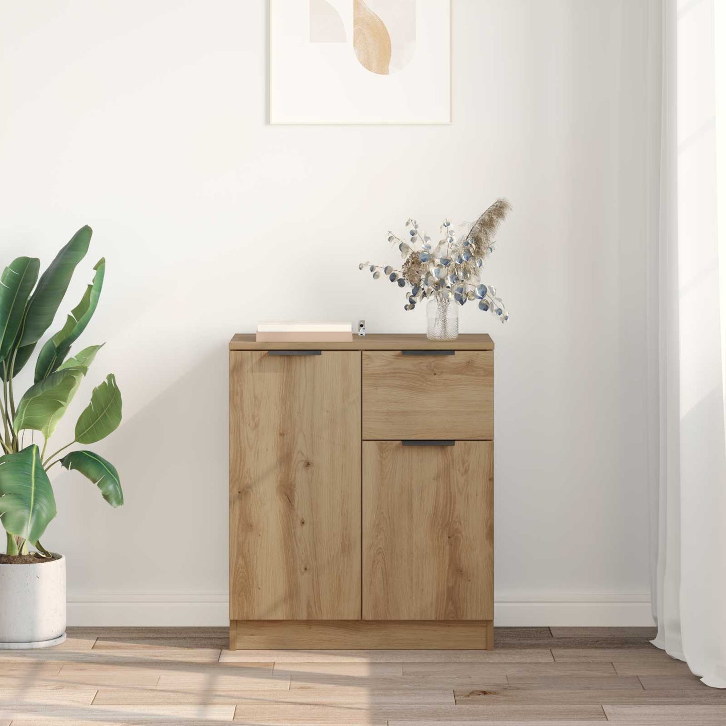 vidaXL Πλαϊνό γραφείο Artisan Oak 60 x 30 x 70 εκ. Επεξεργασμένο Ξύλο