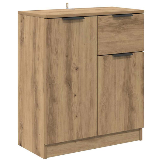 vidaXL Πλαϊνό γραφείο Artisan Oak 60 x 30 x 70 εκ. Επεξεργασμένο ξύλο