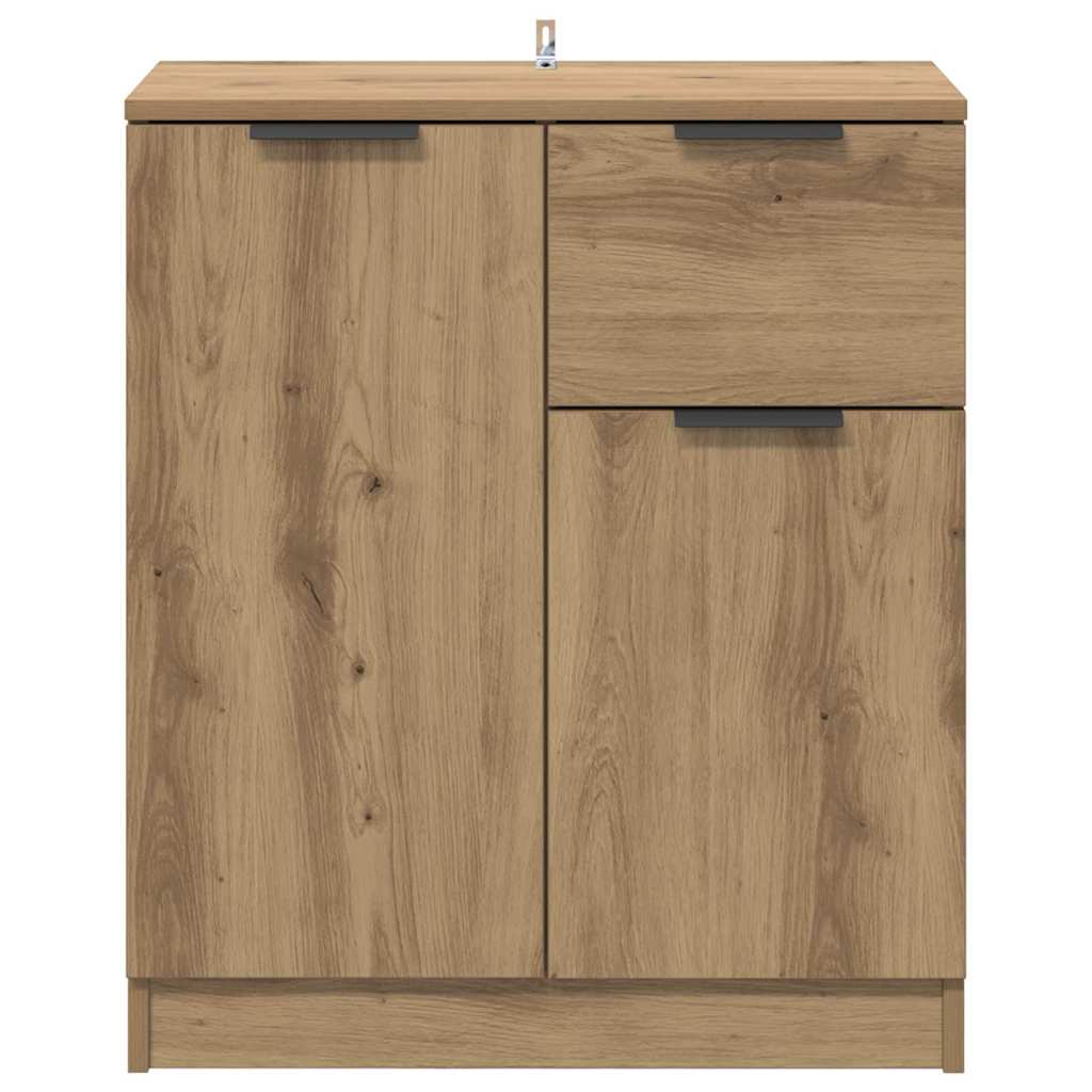 vidaXL Πλαϊνό γραφείο Artisan Oak 60 x 30 x 70 εκ. Επεξεργασμένο ξύλο