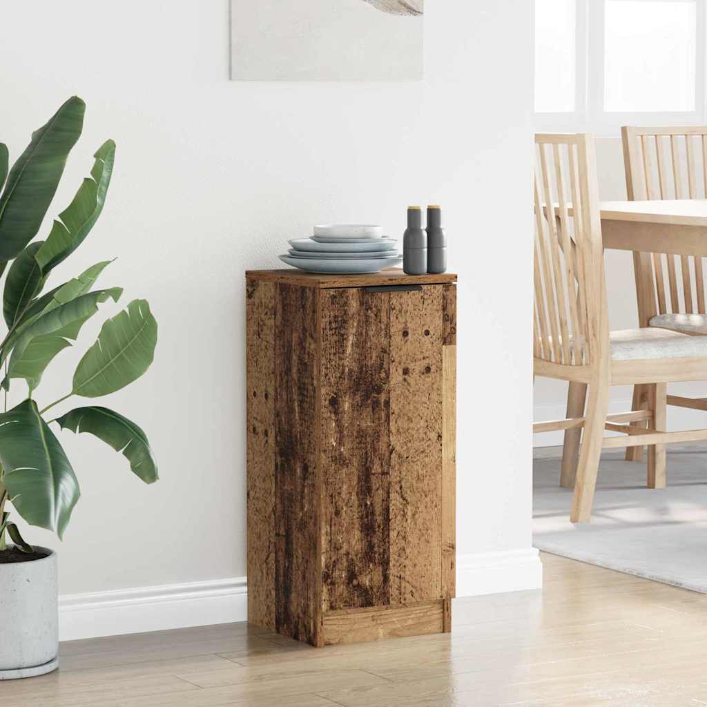 vidaXL Πλαϊνό γραφείο Παλιό ξύλο 30 x 30 x 70 εκ. Επεξεργασμένο ξύλο