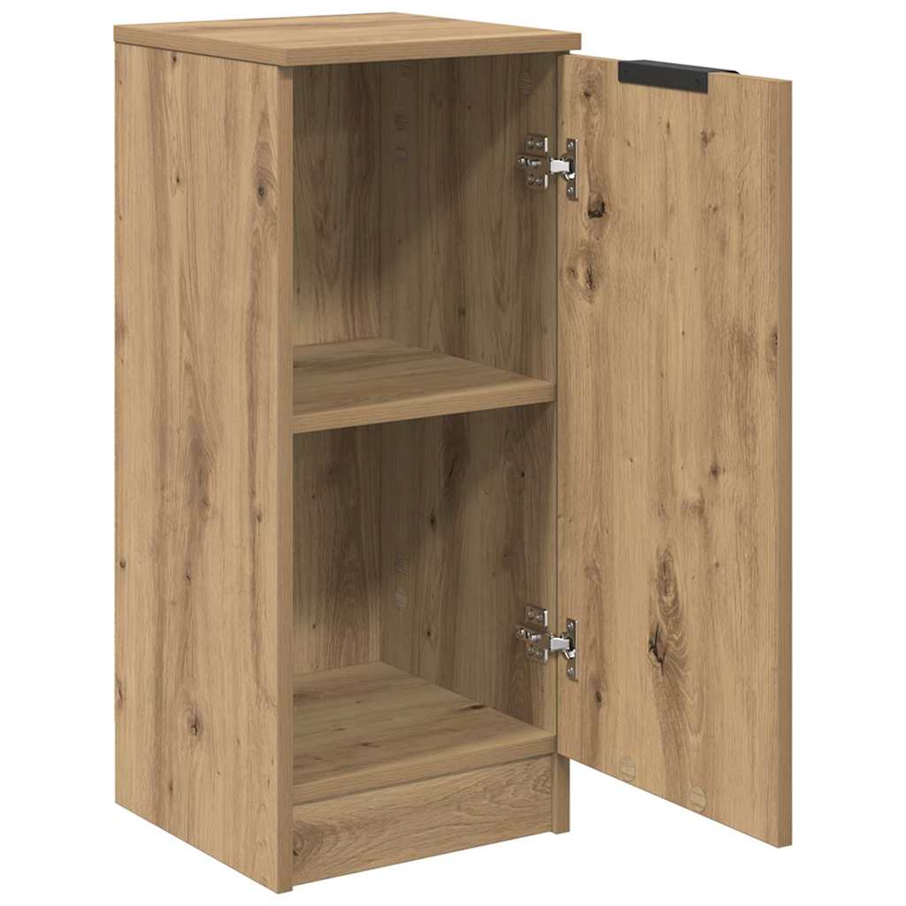 vidaXL Πλαϊνό γραφείο Artisan Oak 30 x 30 x 70 εκ. Επεξεργασμένο ξύλο