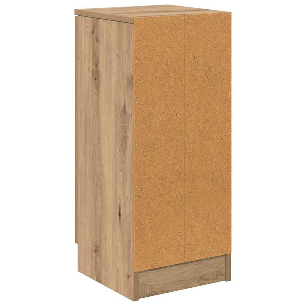 vidaXL Πλαϊνό γραφείο Artisan Oak 30 x 30 x 70 εκ. Επεξεργασμένο ξύλο