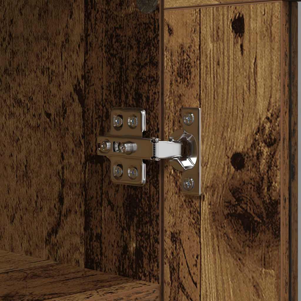 vidaXL Πλαϊνό γραφείο Παλιό Ξύλο 69,5 x 34 x 90 εκ.