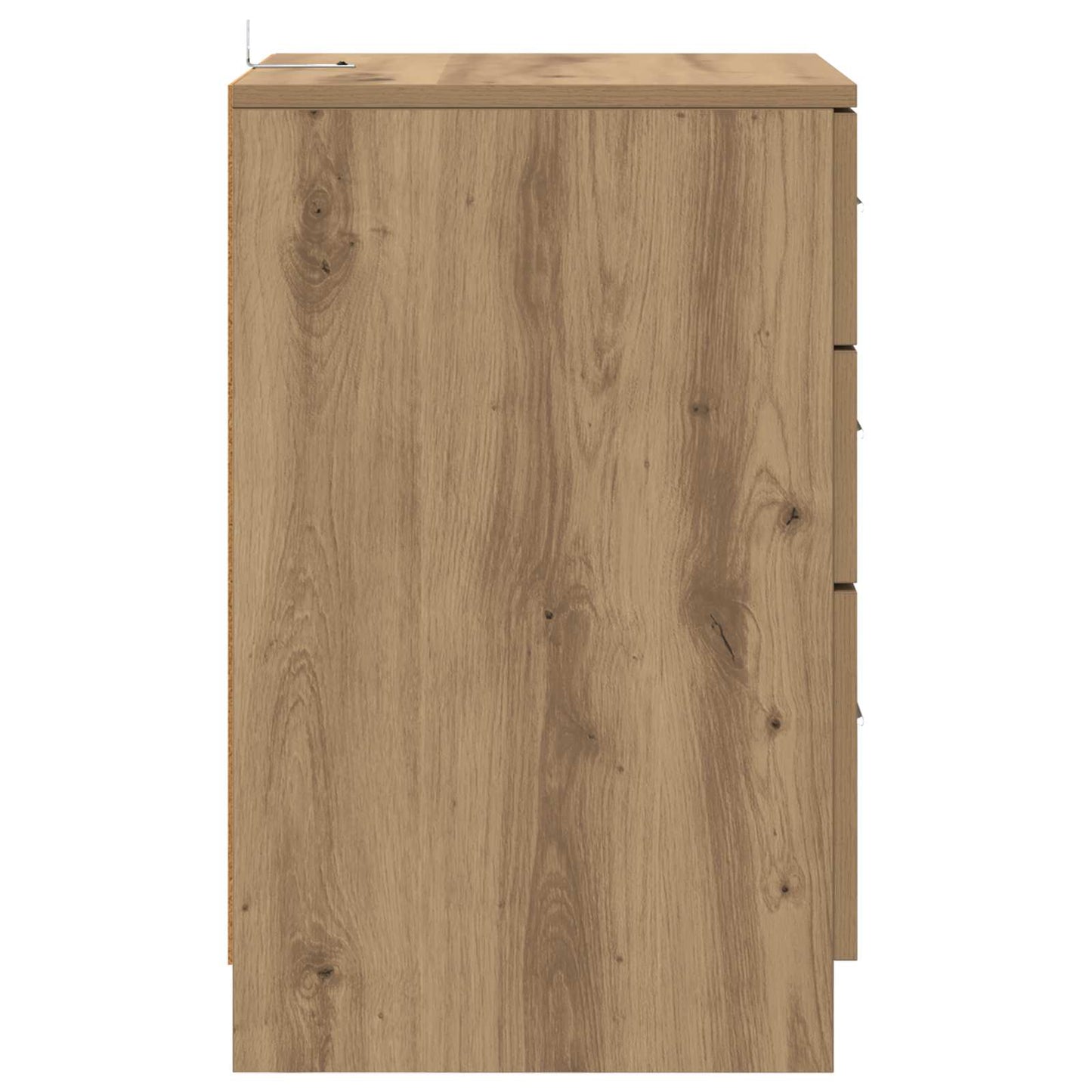 vidaXL Κομοδίνο Artisan Oak 40 x 40 x 63 εκ. Επεξεργασμένο Ξύλο
