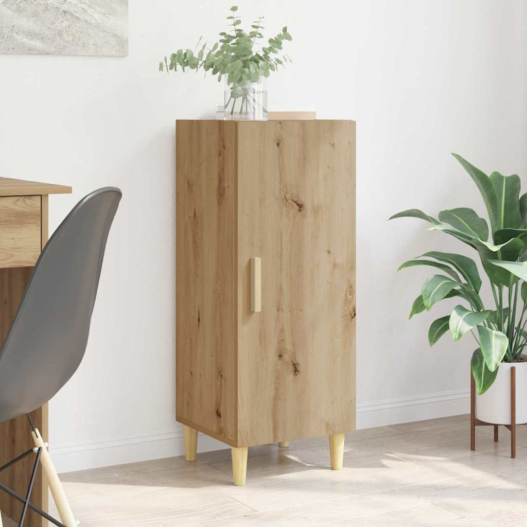 vidaXL Πλαϊνό γραφείο Επιτοίχιο Artisan Oak 34,5 x 34 x 90 εκ.
