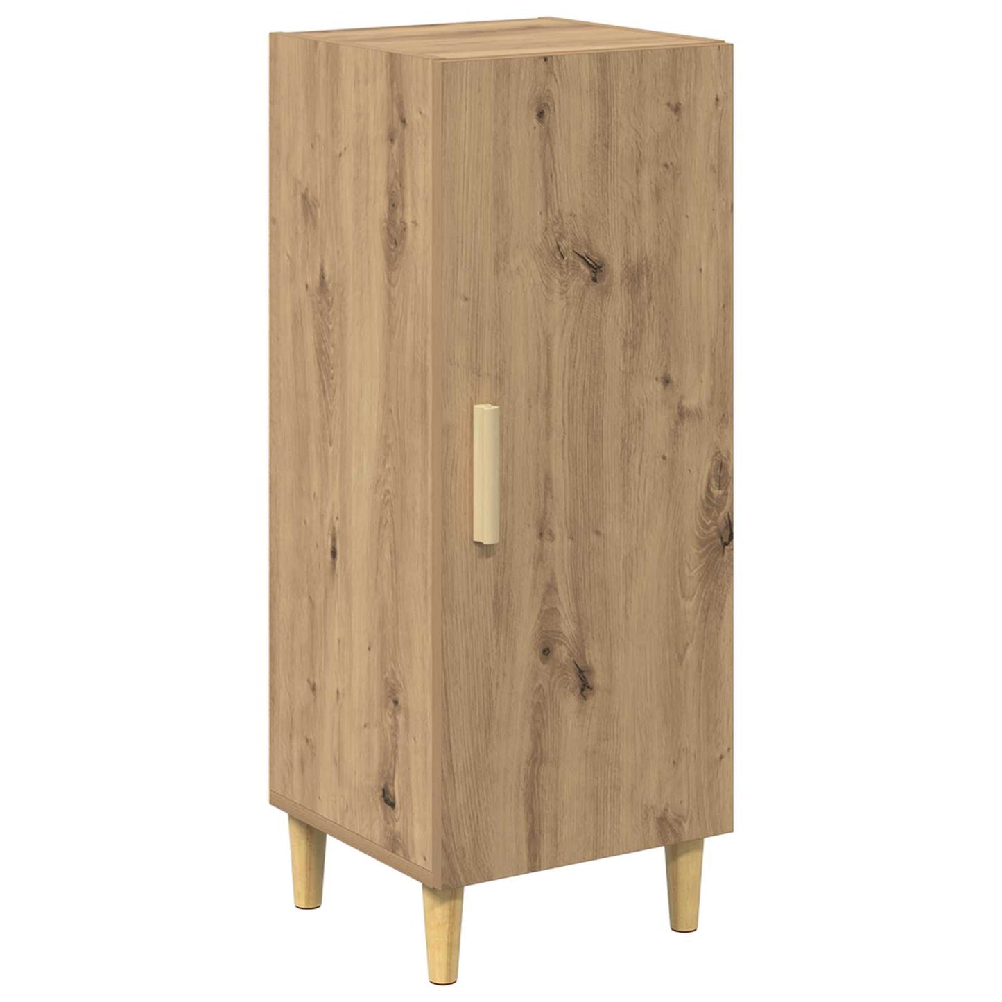 vidaXL Πλαϊνό γραφείο Επιτοίχιο Artisan Oak 34,5 x 34 x 90 εκ.