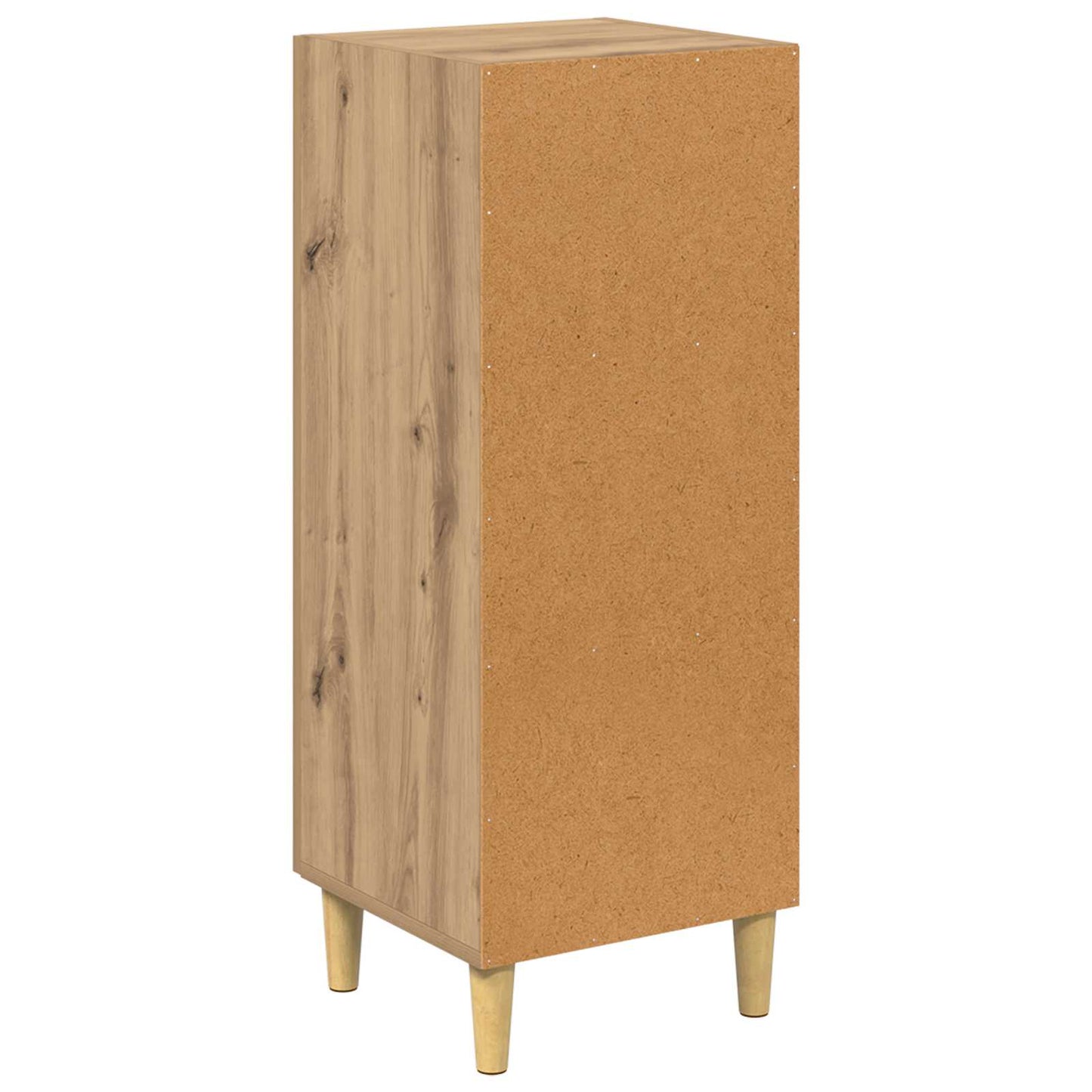 vidaXL Πλαϊνό γραφείο Επιτοίχιο Artisan Oak 34,5 x 34 x 90 εκ.