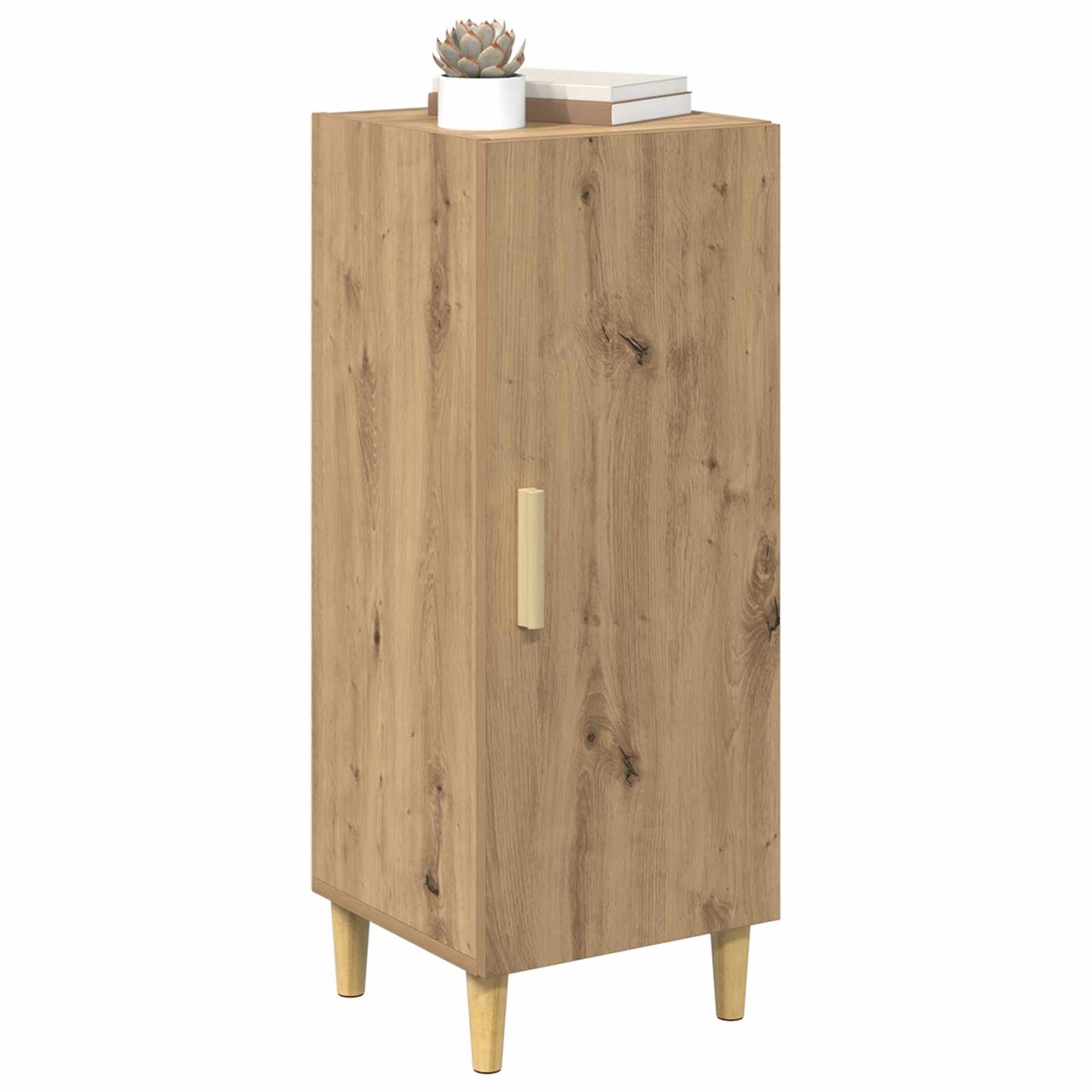 vidaXL Πλαϊνό γραφείο Επιτοίχιο Artisan Oak 34,5 x 34 x 90 εκ.