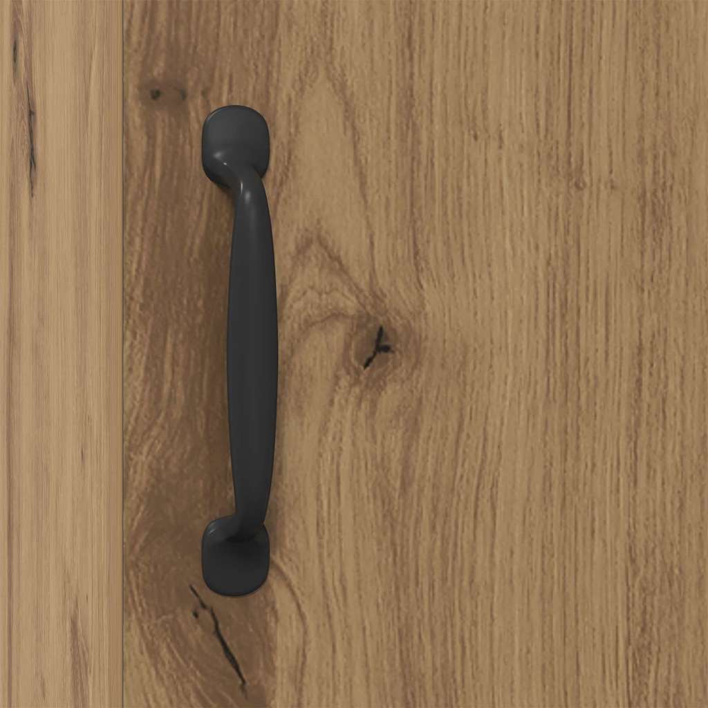 vidaXL Πλαϊνό γραφείο Επιτοίχιο Artisan Oak 34,5 x 34 x 90 εκ.