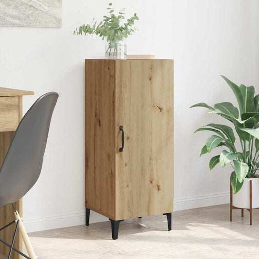 vidaXL Πλαϊνό γραφείο Επιτοίχιο Artisan Oak 34,5 x 34 x 90 εκ.