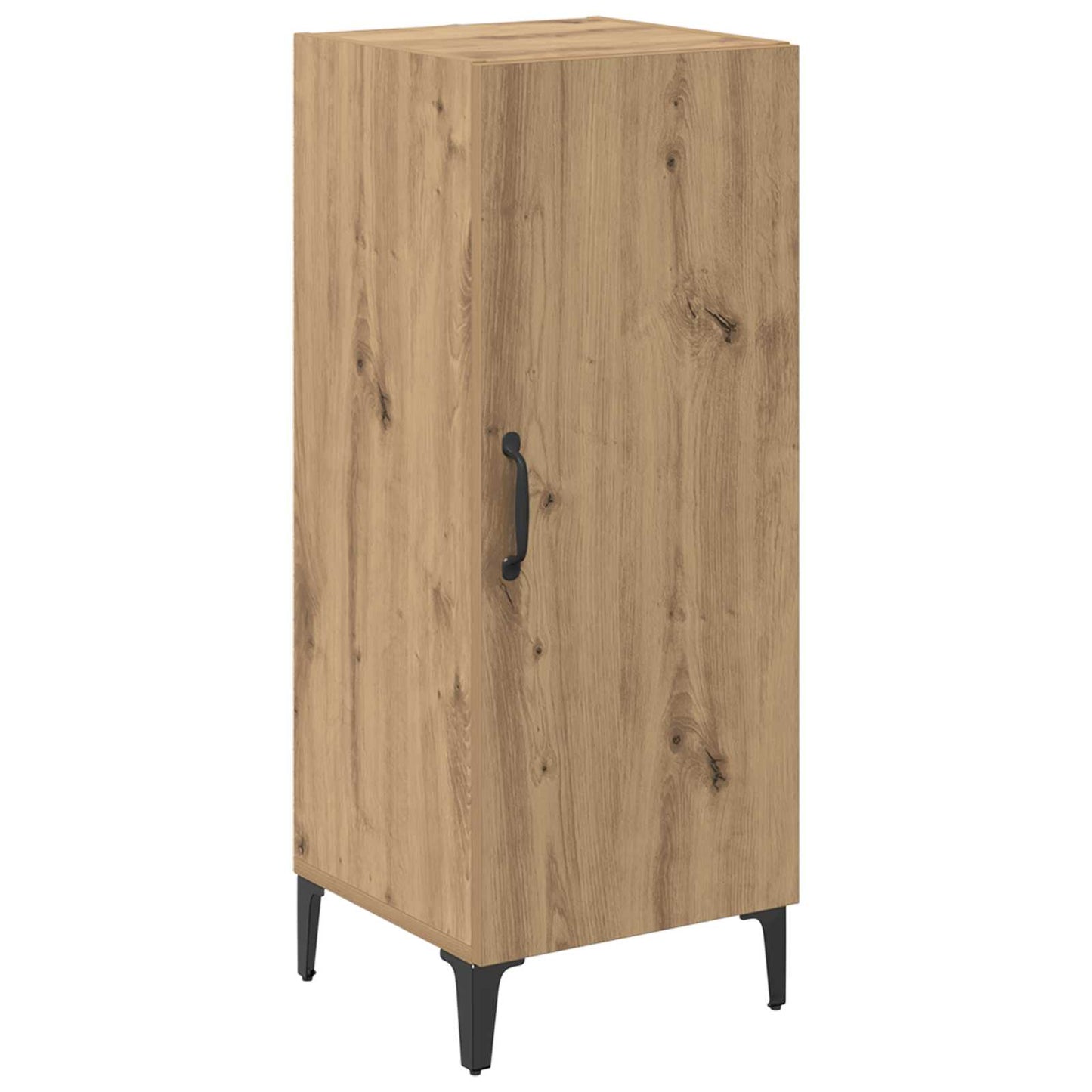 vidaXL Πλαϊνό γραφείο Επιτοίχιο Artisan Oak 34,5 x 34 x 90 εκ.