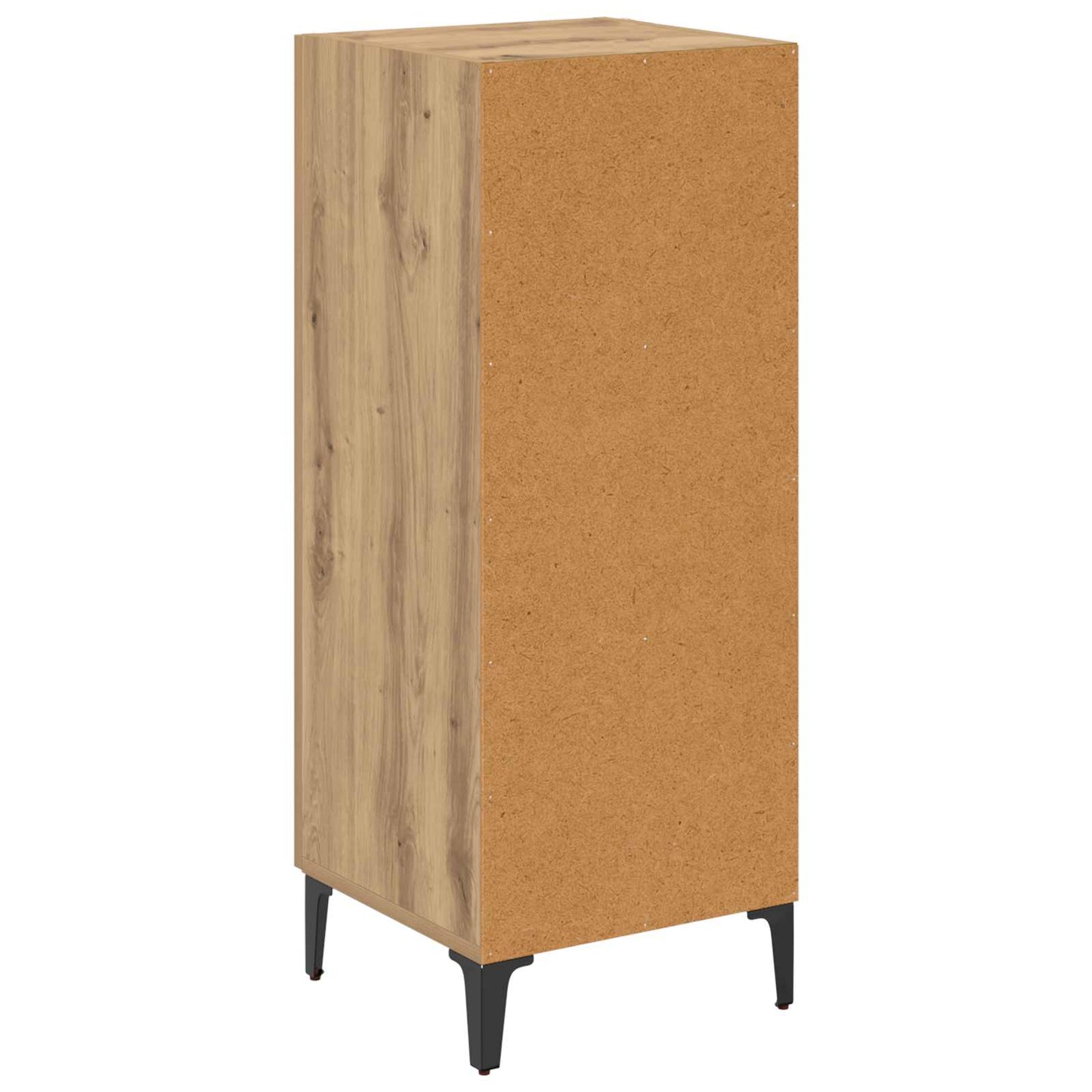 vidaXL Πλαϊνό γραφείο Επιτοίχιο Artisan Oak 34,5 x 34 x 90 εκ.