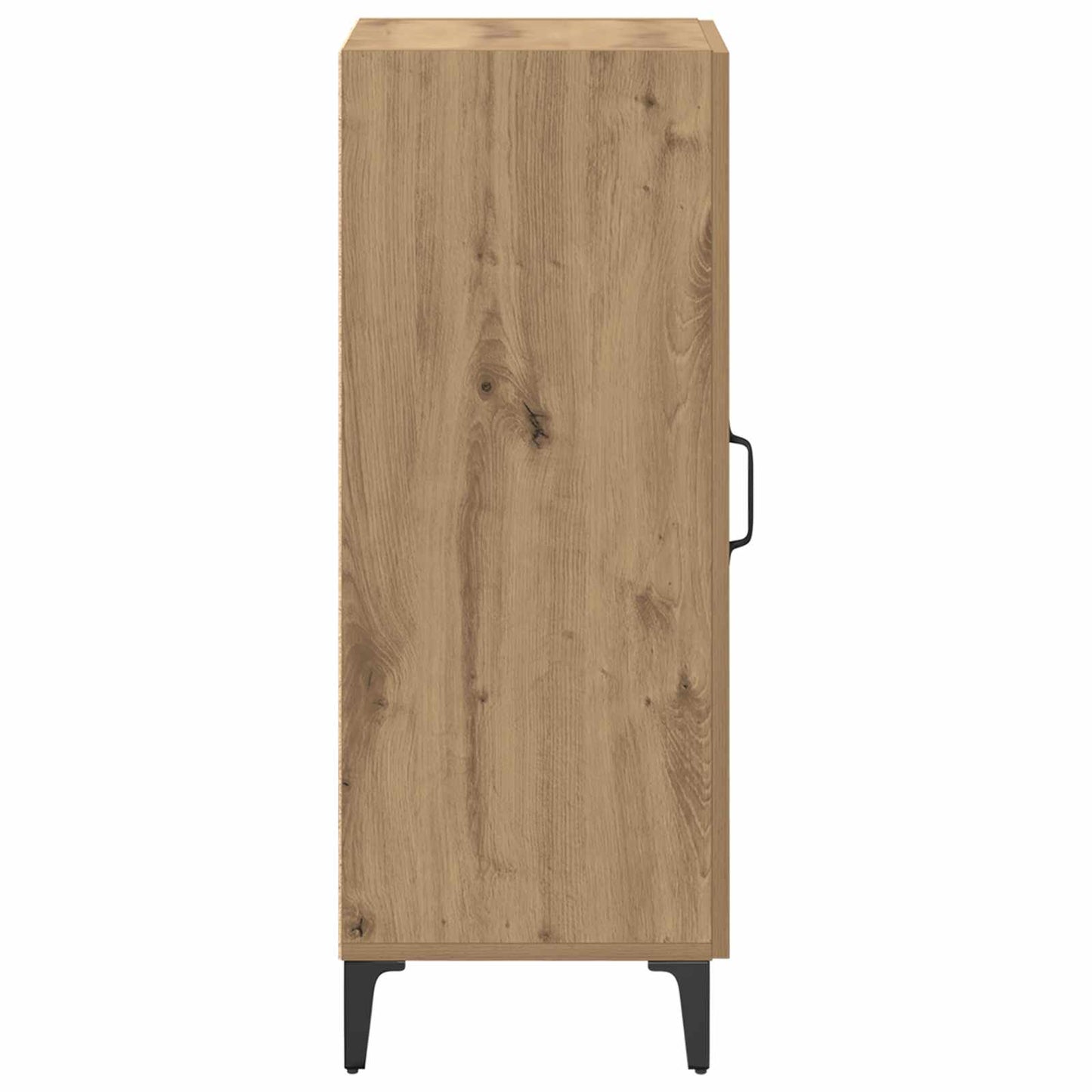 vidaXL Πλαϊνό γραφείο Επιτοίχιο Artisan Oak 34,5 x 34 x 90 εκ.