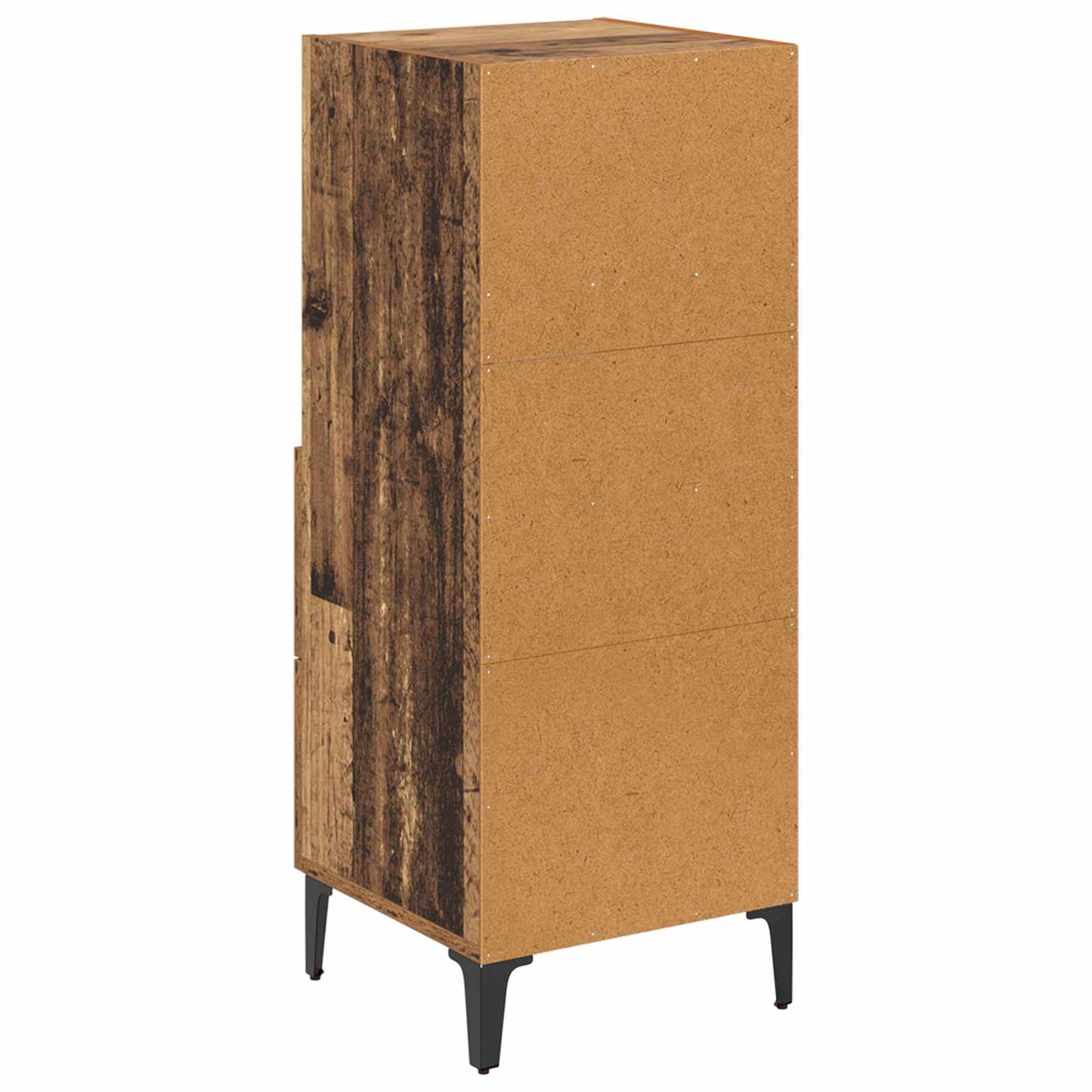 vidaXL Πλαϊνό γραφείο Παλαιό ξύλο 34 x 34.5 x 90 εκ Επεξεργασμένο ξύλο