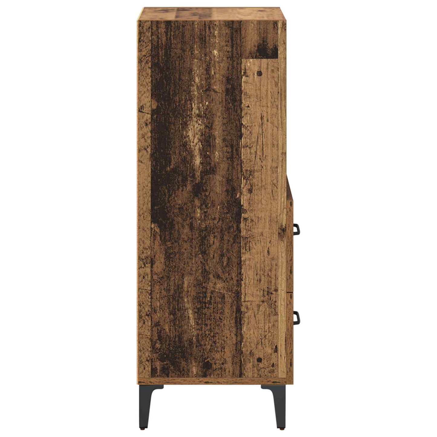 vidaXL Πλαϊνό γραφείο Παλαιό ξύλο 34 x 34.5 x 90 εκ Επεξεργασμένο ξύλο