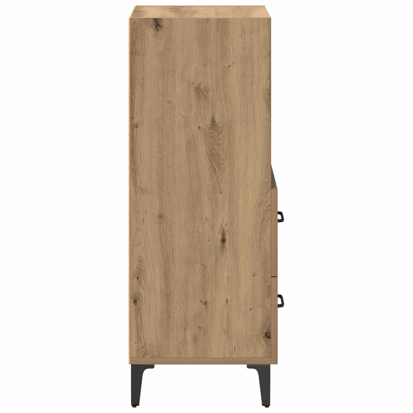 vidaXL Πλαϊνό γραφείο artisan δρυς 34 x 34.5 x 90 εκ