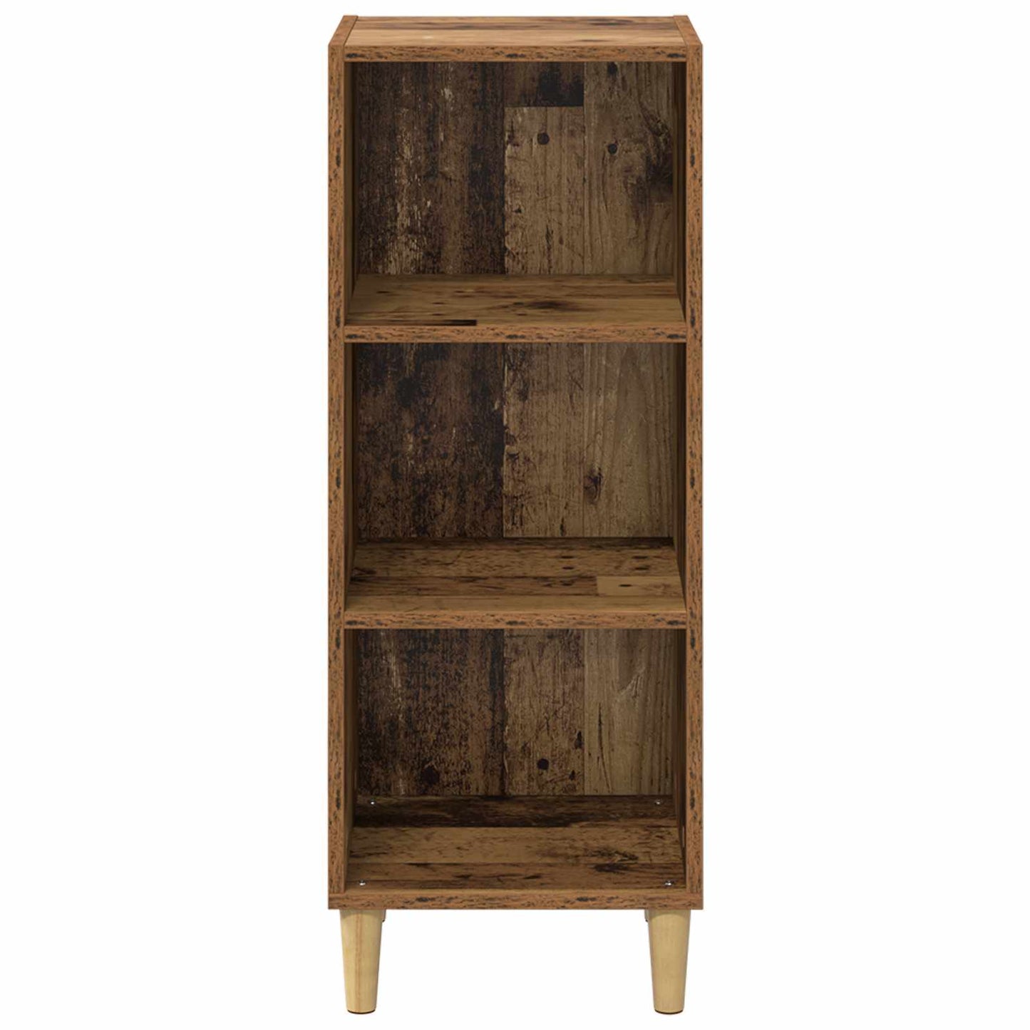 vidaXL Πλαϊνό γραφείο Παλιό ξύλο 34,5 x 32,5 x 90 εκ.