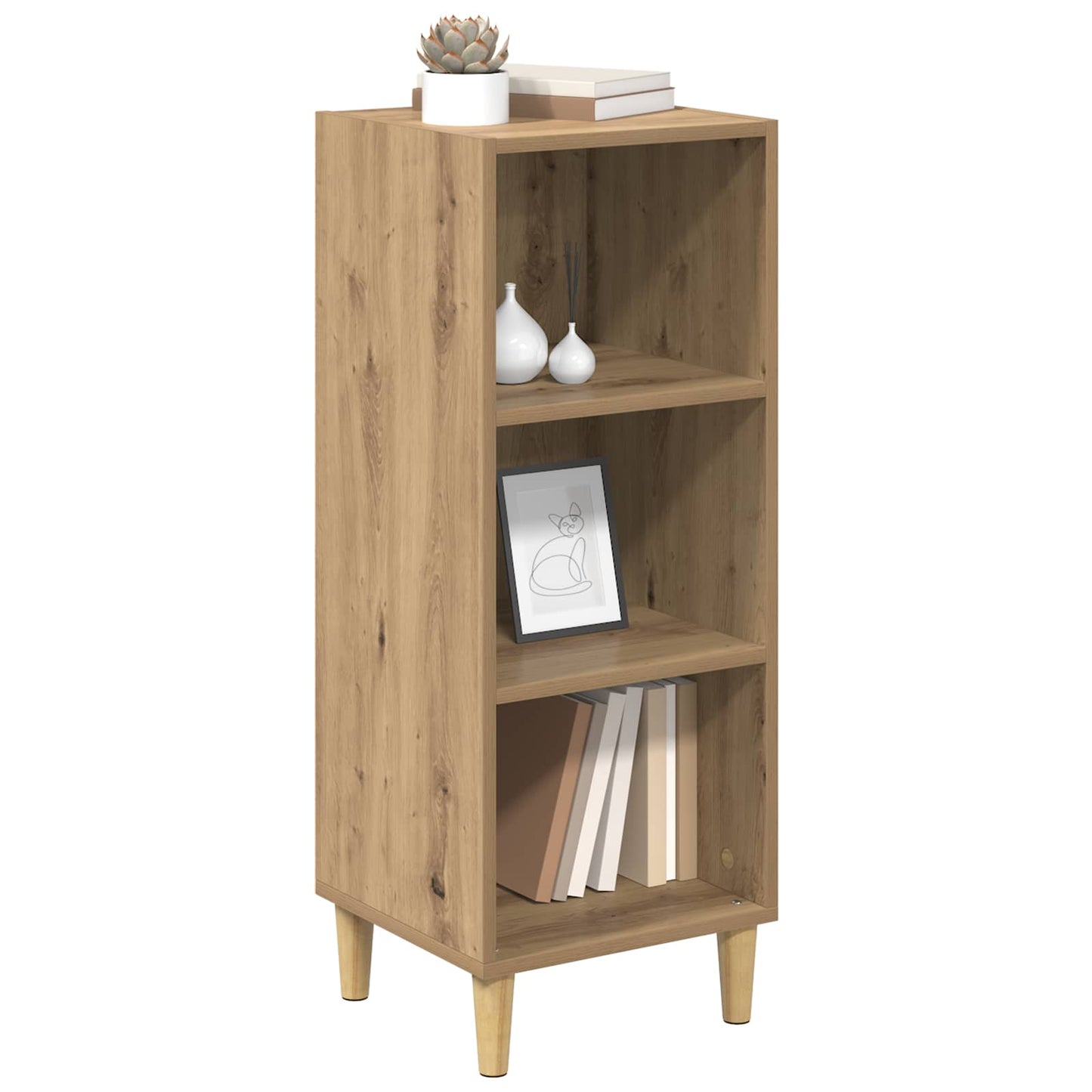 vidaXL Πλαϊνό γραφείο Artisan Oak 34,5 x 32,5 x 90 εκ.