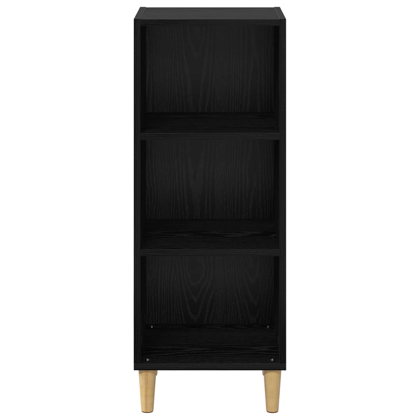 vidaXL Πλαϊνό γραφείο Μαύρη Οξυά 34,5 x 32,5 x 90 εκ.