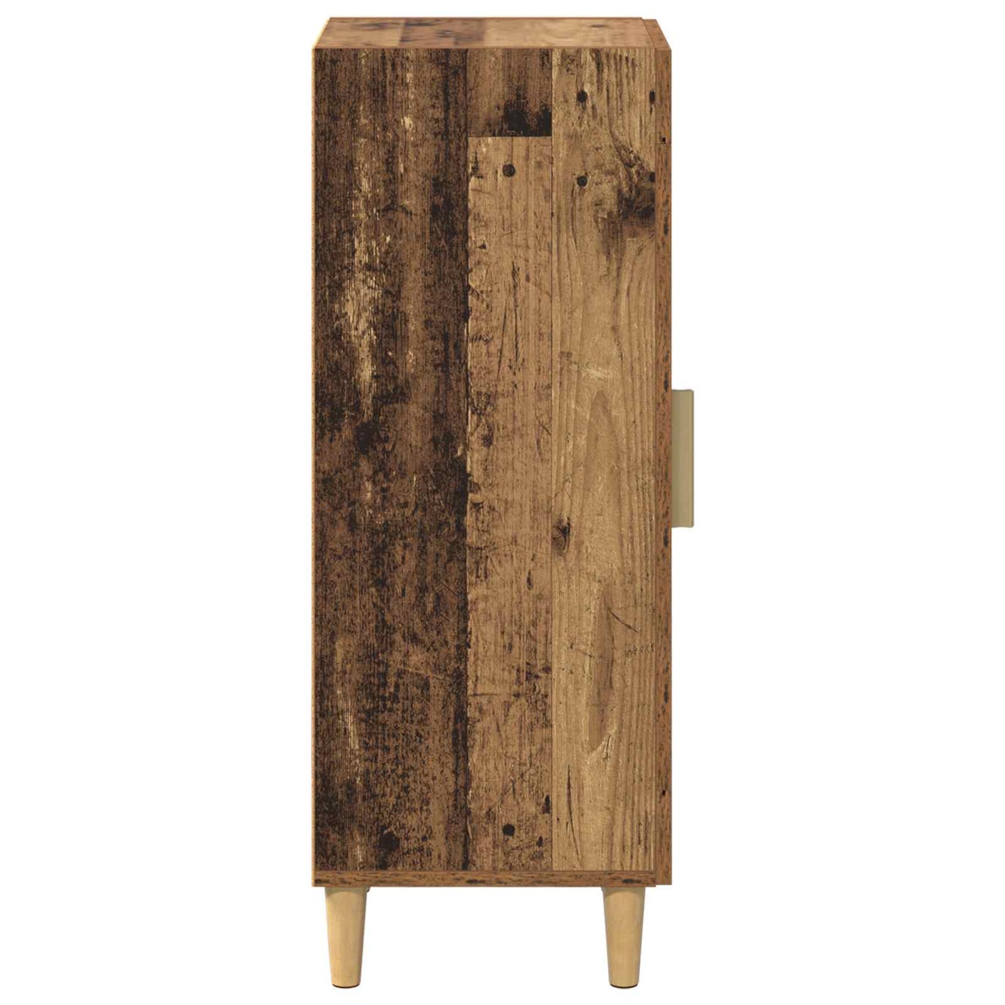 vidaXL Πλαϊνό γραφείο Παλιό ξύλο 34.5 x 32.5 x 90 εκ.