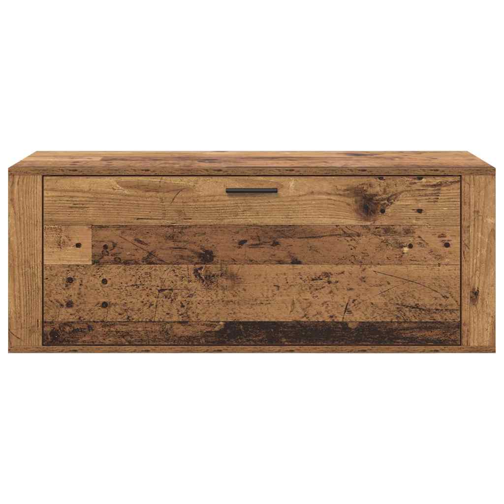 vidaXL Ντουλάπα Παπουτσιών με ράφι Παλαιό ξύλο 100 x 35 x 38 εκ.