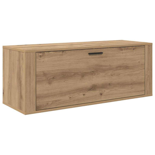vidaXL Ντουλάπα Παπουτσιών με ράφι artisan δρυς 100 x 35 x 38 εκ.