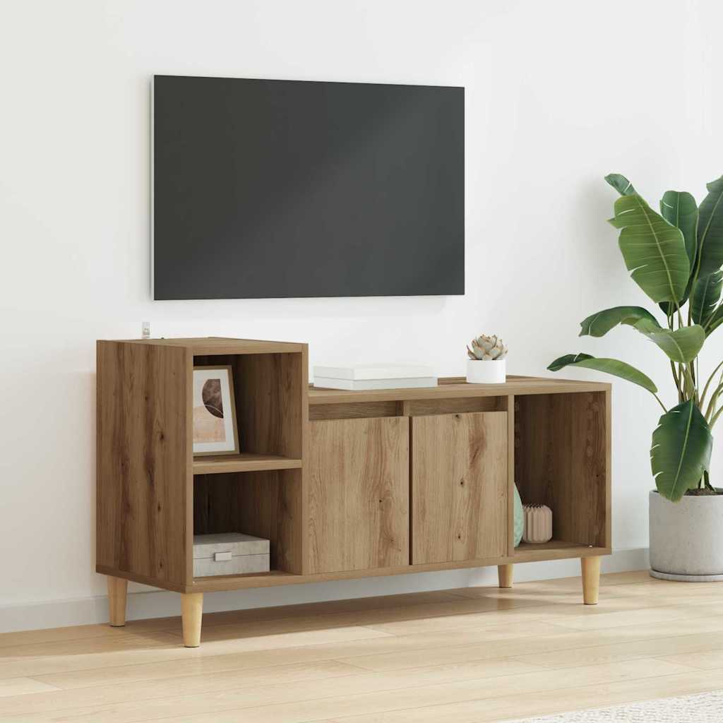 vidaXL Ντουλάπι TV Artisan Oak 100 x 35 x 55 εκ Επεξεργασμένο ξύλο