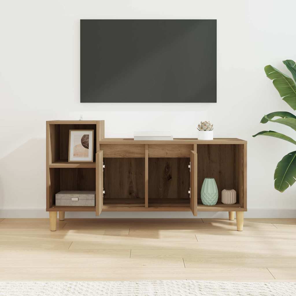vidaXL Ντουλάπι TV Artisan Oak 100 x 35 x 55 εκ Επεξεργασμένο ξύλο