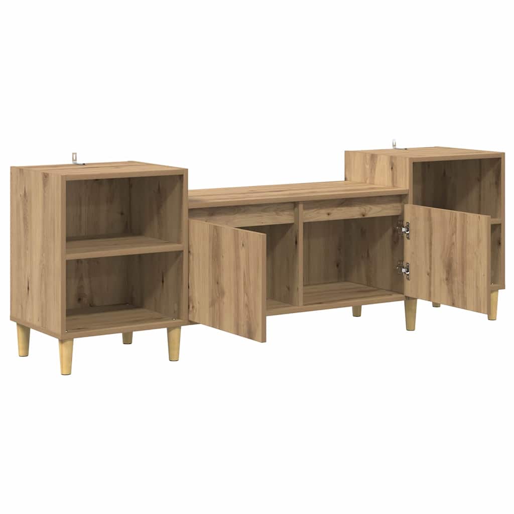 vidaXL Ντουλάπι TV Artisan Oak 160 x 35 x 55 εκ. Επεξεργασμένο ξύλο