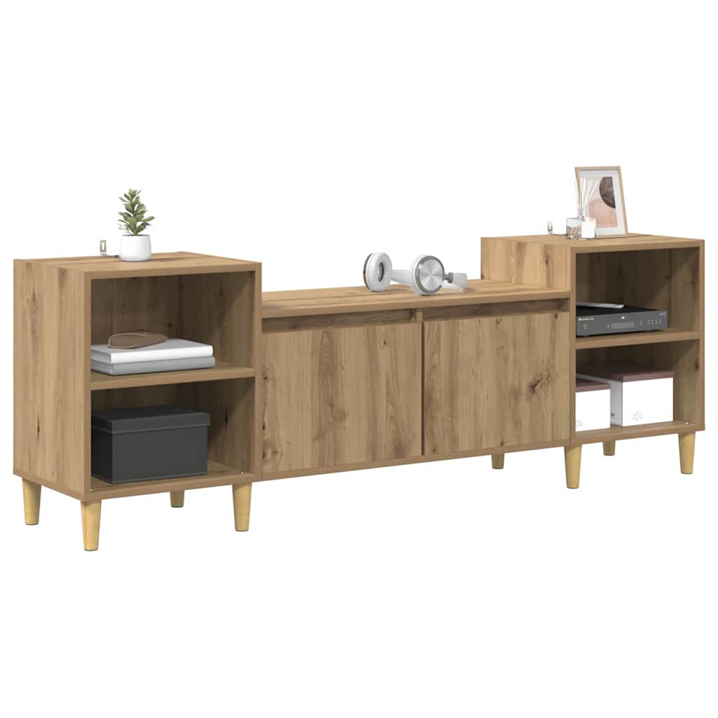 vidaXL Ντουλάπι TV Artisan Oak 160 x 35 x 55 εκ. Επεξεργασμένο ξύλο
